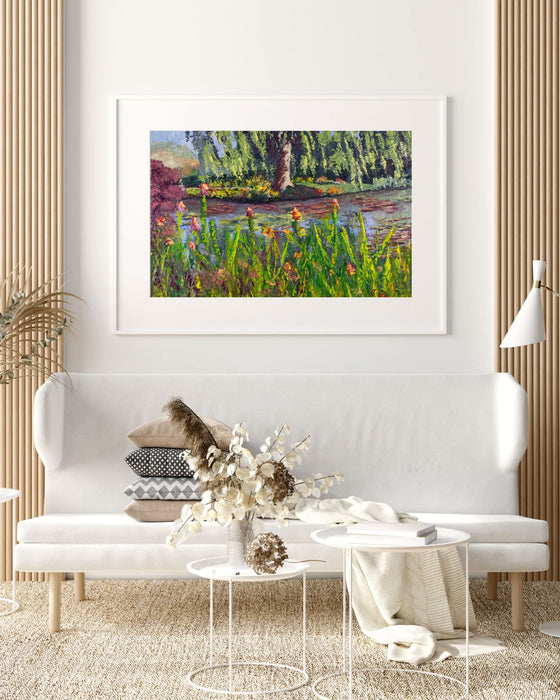 Coucher de soleil sur la Blue Ridge Azelas avril 2021 - Original
