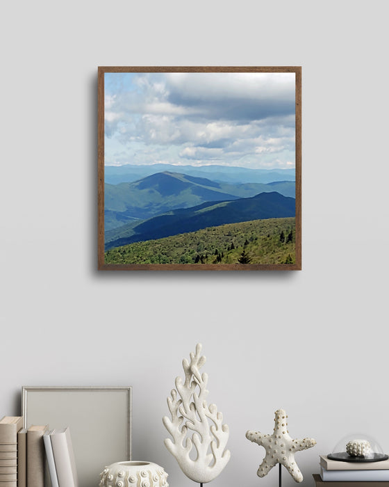 Blue Ridge Mountain View - Giclée Canvas Wrap