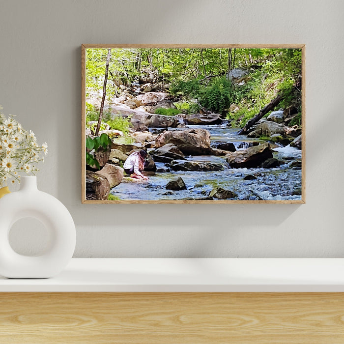 Linville Caverns Creekside - Giclée Canvas Wrap