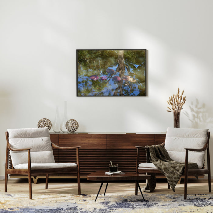 Monet's Lily Pond Reflections 3 - Giclée Canvas Wrap