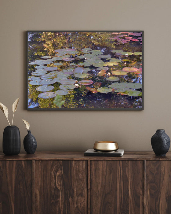 Monet's Lily Pond 1 Reflections - Giclée Canvas Wrap