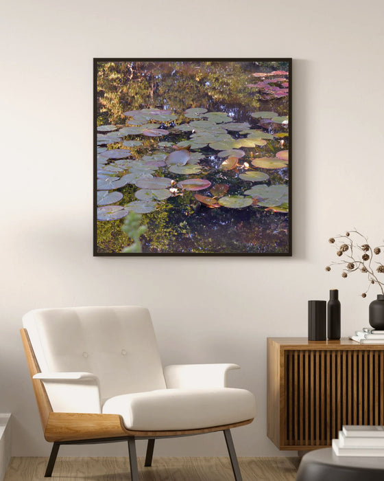 Monet's Lily Pond 1 Reflections - Giclée Canvas Wrap