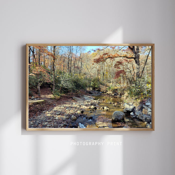 Shut In Trail Head Late Fall - Giclée Canvas Wrap