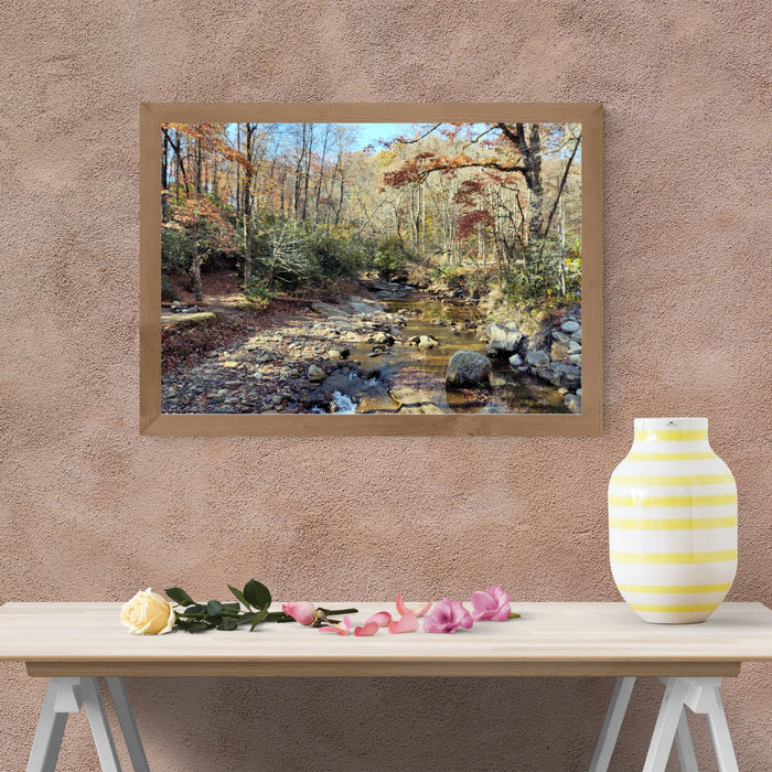 Shut In Trail Head Late Fall - Giclée Canvas Wrap